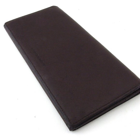 Burberry Long Wallet Logo Leather Authentic USED - Picture 4 of 10